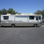 White RV van